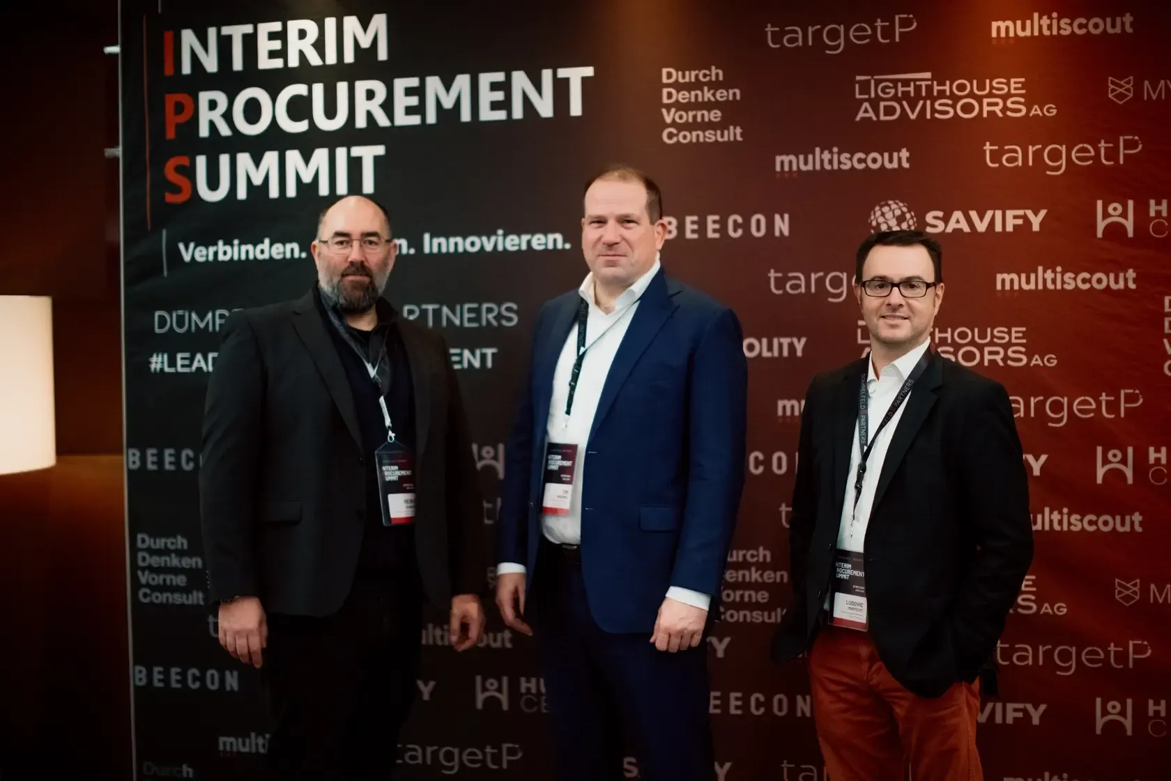 Tim auf dem Interim Procurement Summit